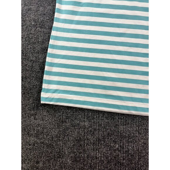 Chico's Tank Top Women 1 Teal and white stripes NWT - Picture 6 of 6